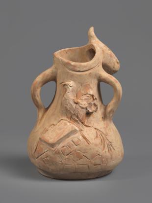 L'Âne bleu, 1954, Ceramic by Marc Chagall